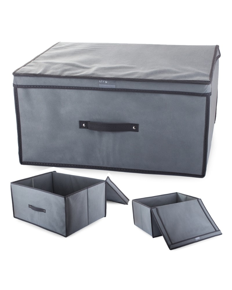 Pojemnik pudełko organizer do szafy na odzież pościel ręczniki zamykany 60x45