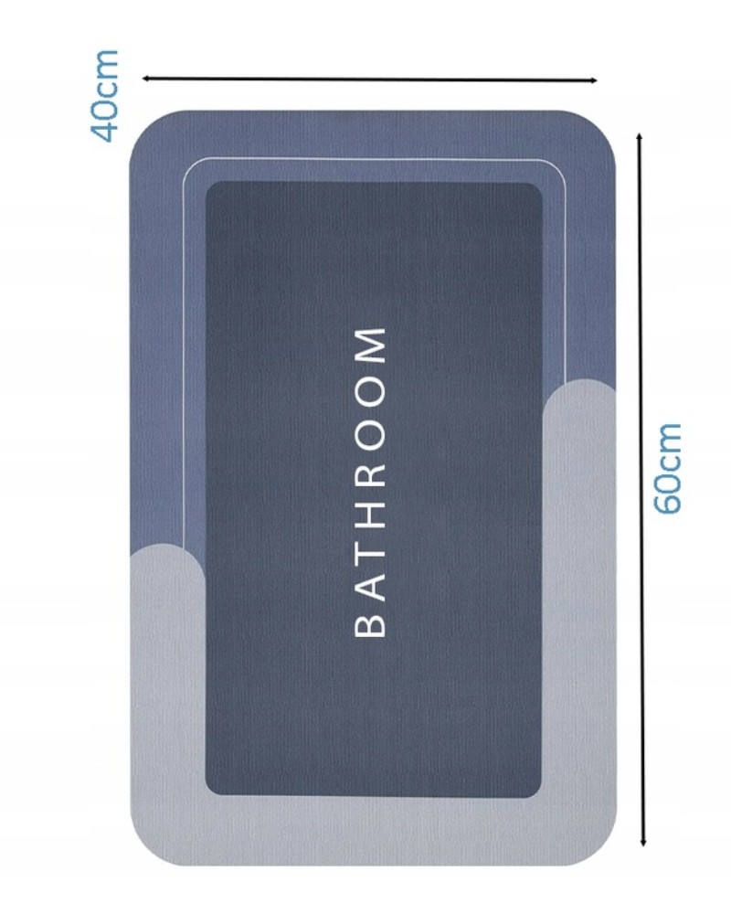 Mata dywanik łazienkowy szybkoschnący