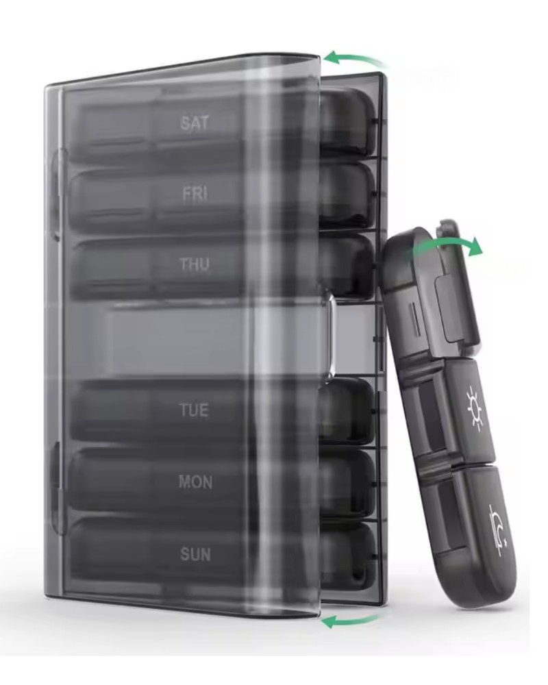 Organizer pudełko praktyczne na tabletki na 7 dni tygodnia