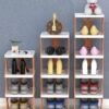 Półka na buty regał składana praktyczny organizer 5 półek