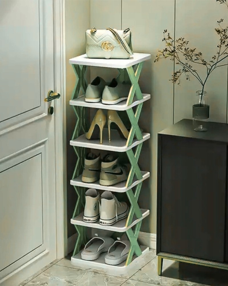 Półka na buty regał składana praktyczny organizer 5 półek