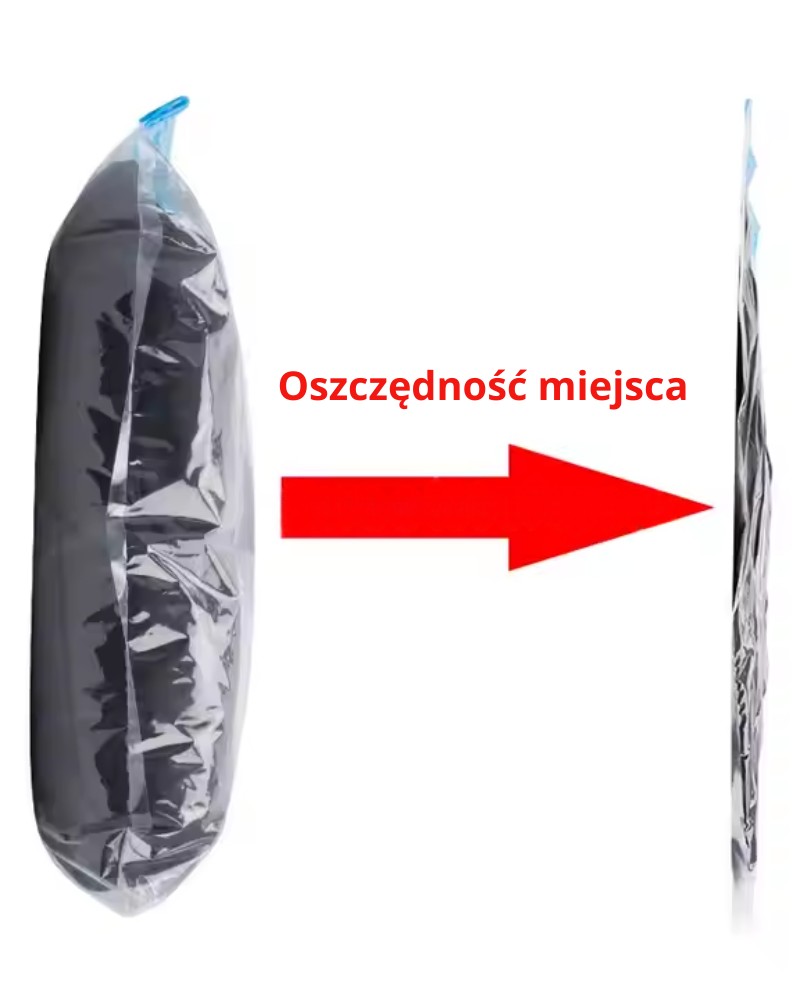 Worek próżniowy pokrowiec na ubrania 70x100 cm