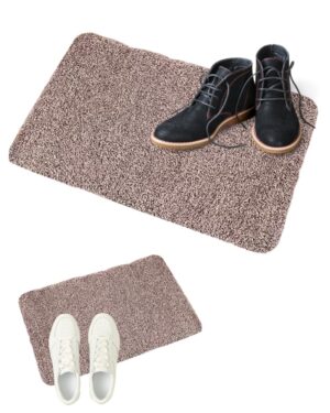 Magiczna wycieraczka Clean Step 70x45 Brązowa