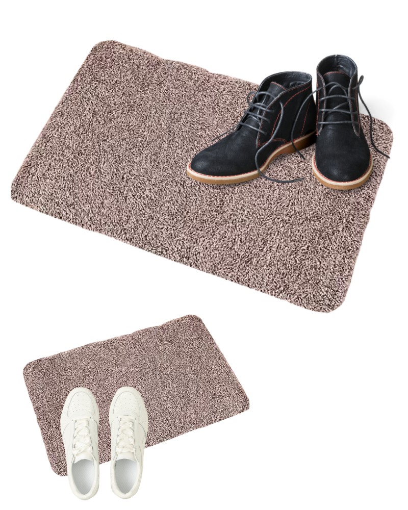 Magiczna wycieraczka Clean Step 70x45 Brązowa