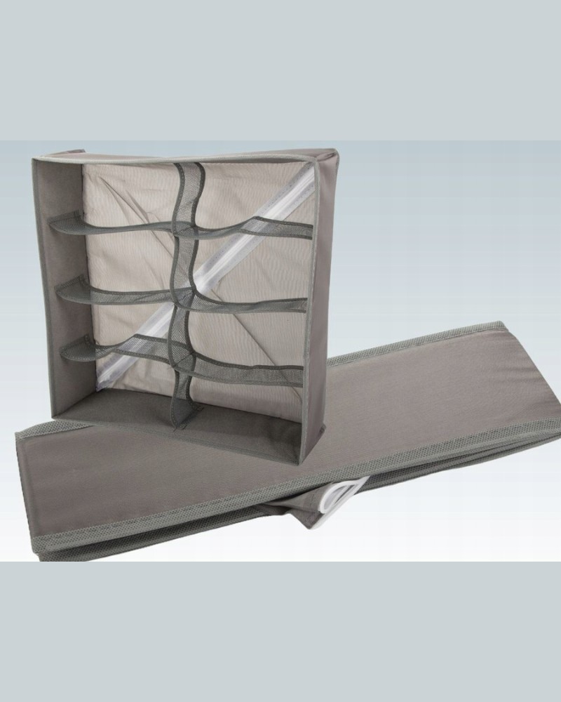 Organizer na ubrania bieliznę do szuflady szafy garderoby 8 przegródek 32x32 cm