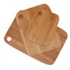Deski do krojenia bambusowe wytrzymałe Zestaw 3 sztuk