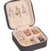 Szkatułka kuferek organizer na biżuterię podróżna 10 cm x 10 cm