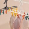 Wieszak suszarka na skarpetki bieliznę ubrania Zestaw + 12 klamerek