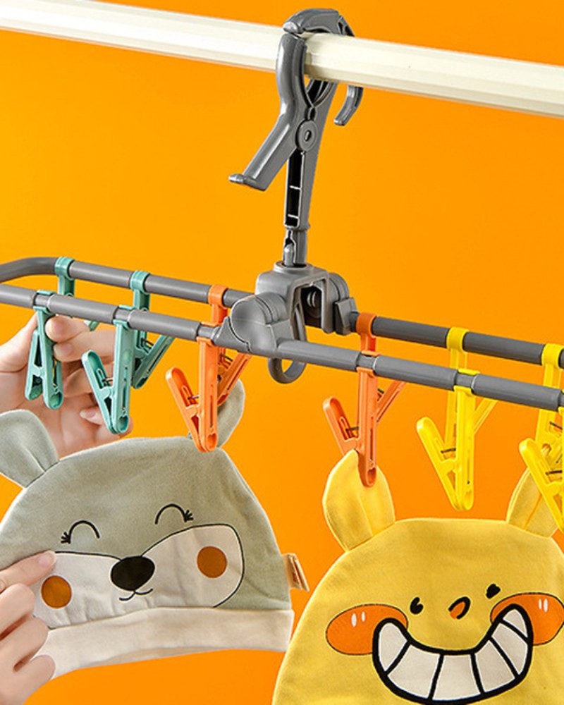 Wieszak suszarka na skarpetki bieliznę ubrania Zestaw + 12 klamerek