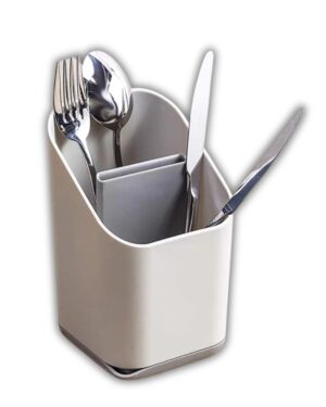 Suszarka do sztućców pojemna i praktyczna z ociekaczem