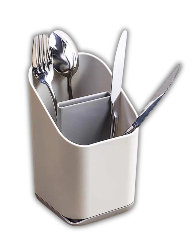 Suszarka do sztućców pojemna i praktyczna z ociekaczem