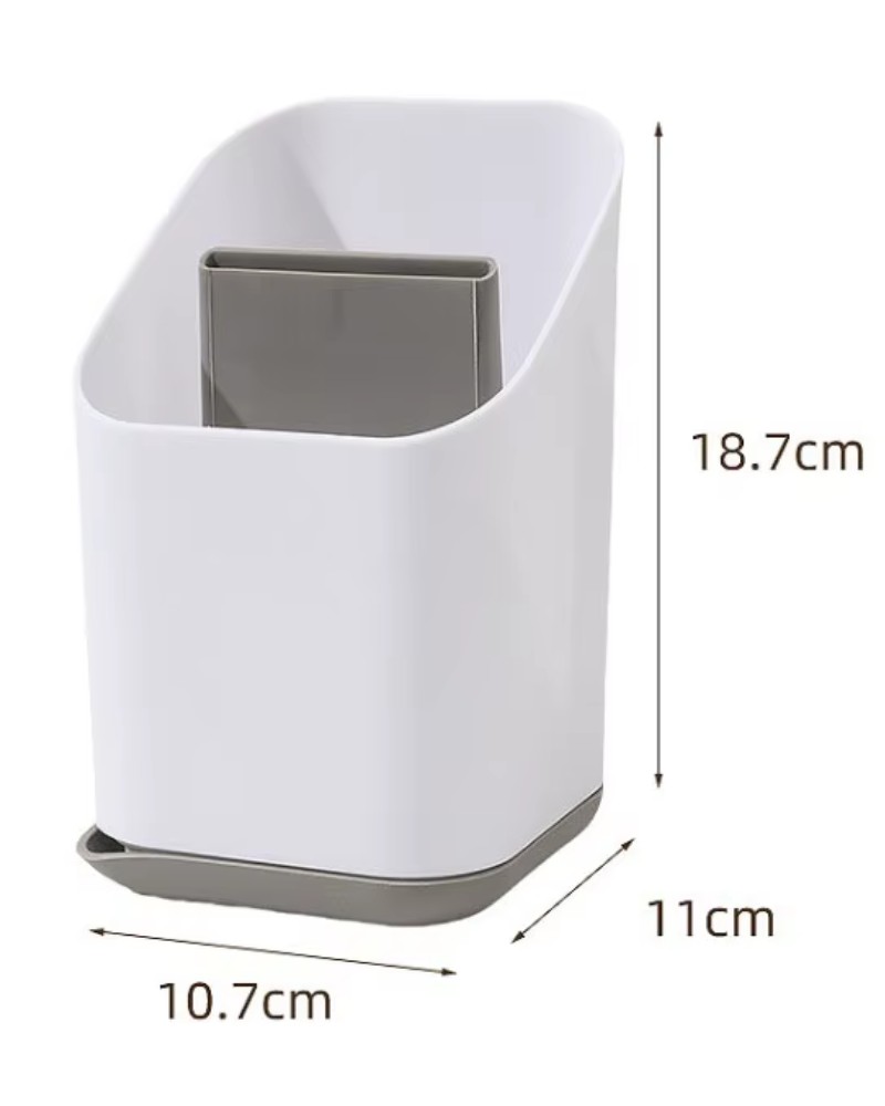 Suszarka do sztućców pojemna i praktyczna z ociekaczem