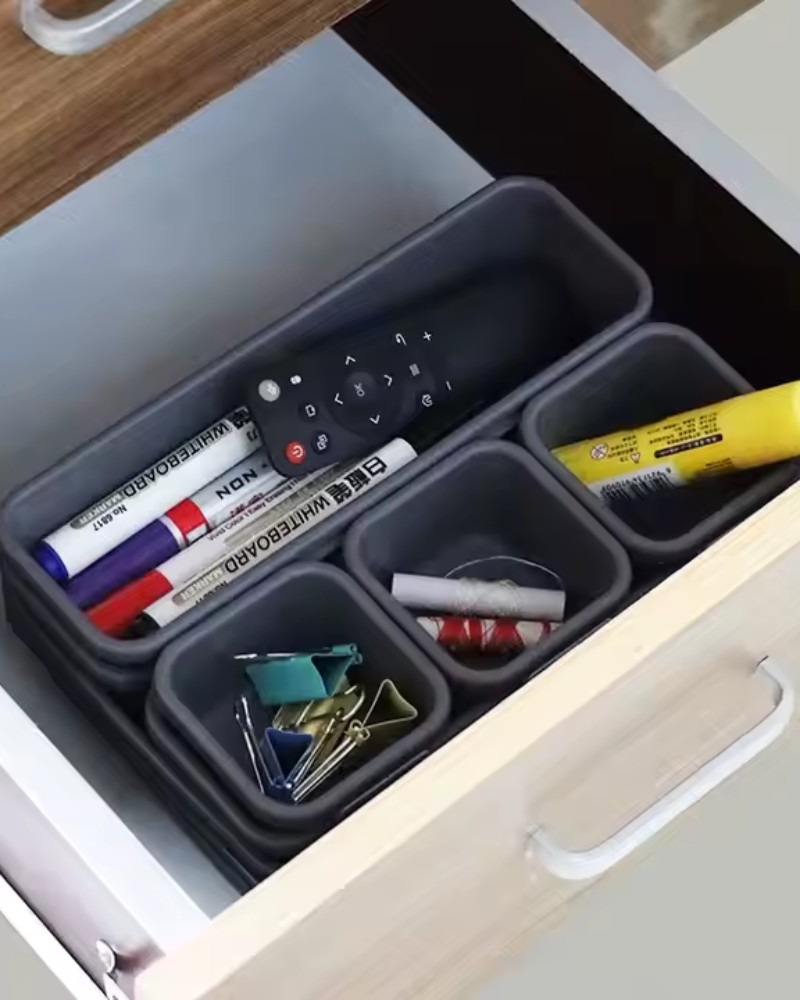 Zestaw organizerów 8szt wkłady na drobiazgi akcesoria pojemniki do szuflad