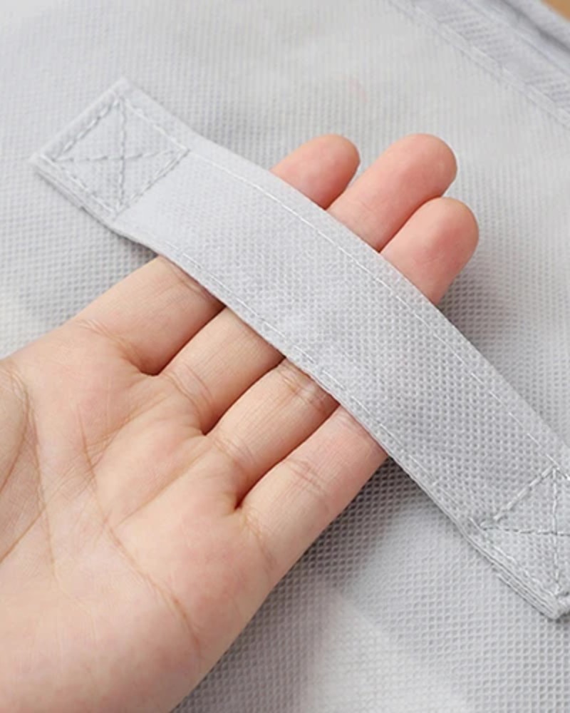 Pokrowiec na pościel pod łóżko pojemnik na ubrania torba szary XL