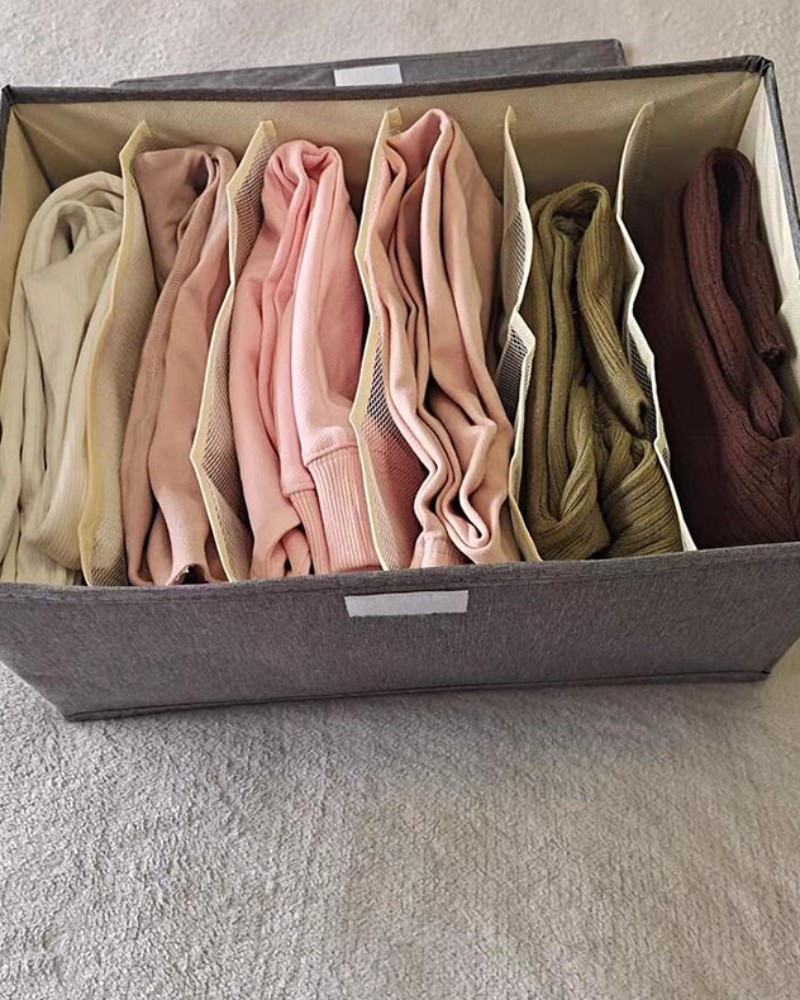 Organizer zamykany do szafy na ubrania spodnie bluzy 40x27