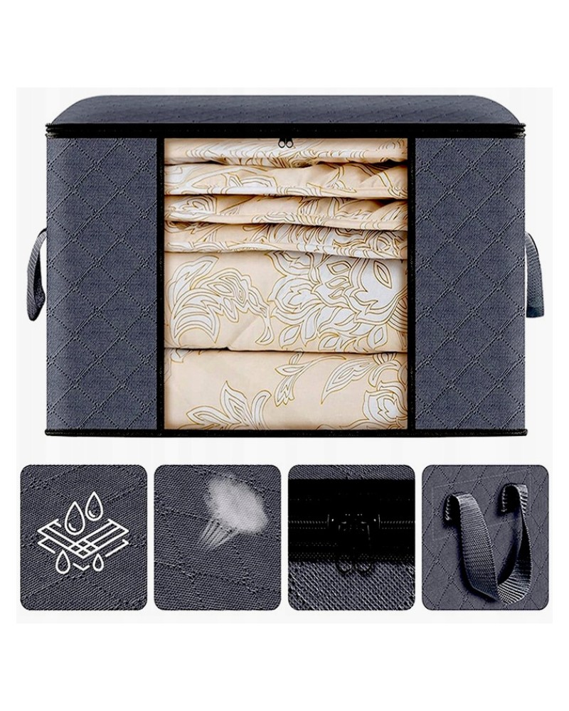 Organizer pojemnik zamykany do przechowywania ubrań kocy pościeli do szaf 35x60