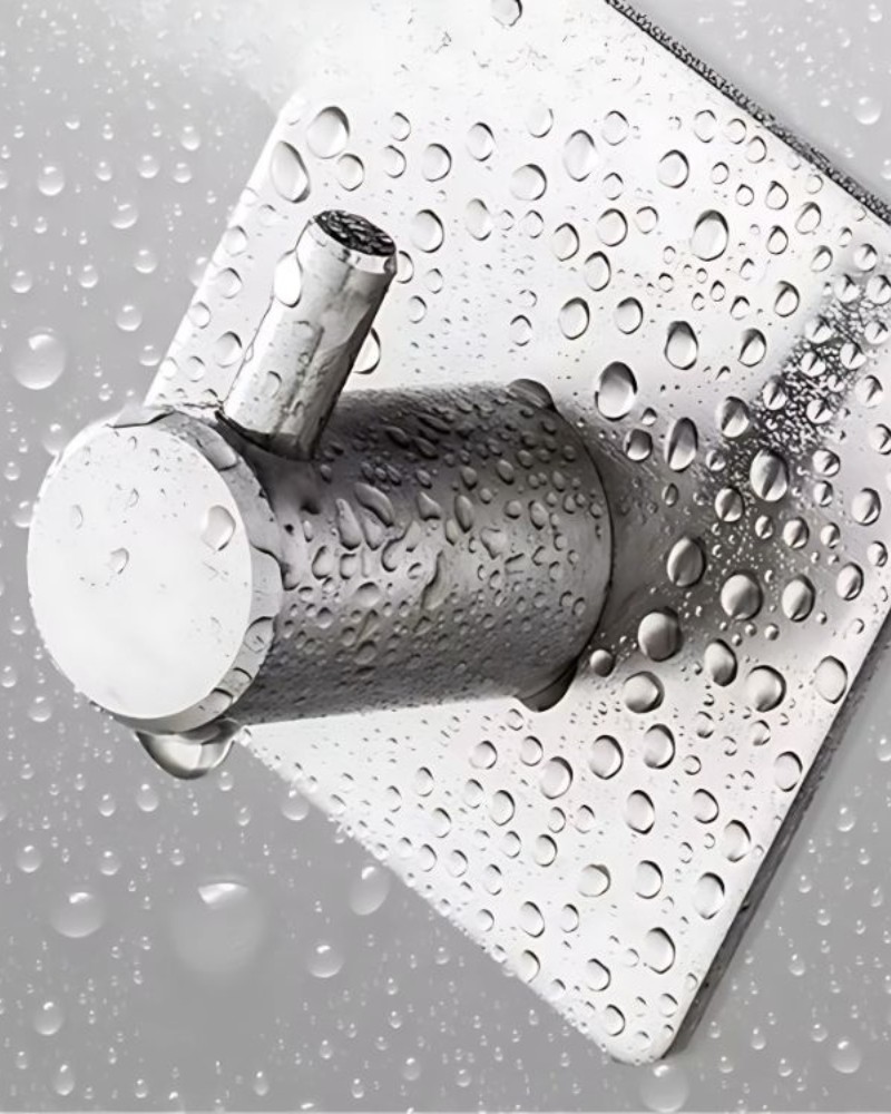 Uchwyty haczyki wieszaki samoprzylepne metalowe 4 szt. bez wiercenia