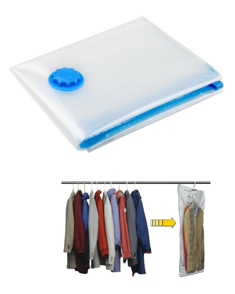 Worek próżniowy na ubrania pokrowiec na ubrania pościel 70x145