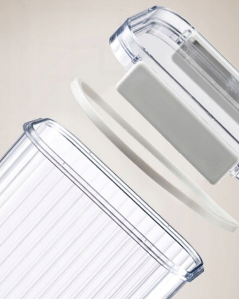 Pojemniki organizery kuchenne na żywność, ryż, kaszę z uszczelką zestaw 7 szt