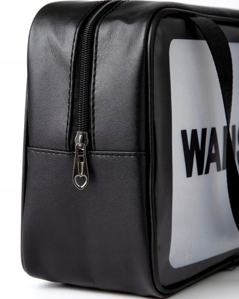 Kosmetyczka Washbag przezroczysta różne rozmiary zestaw 3 sztuki