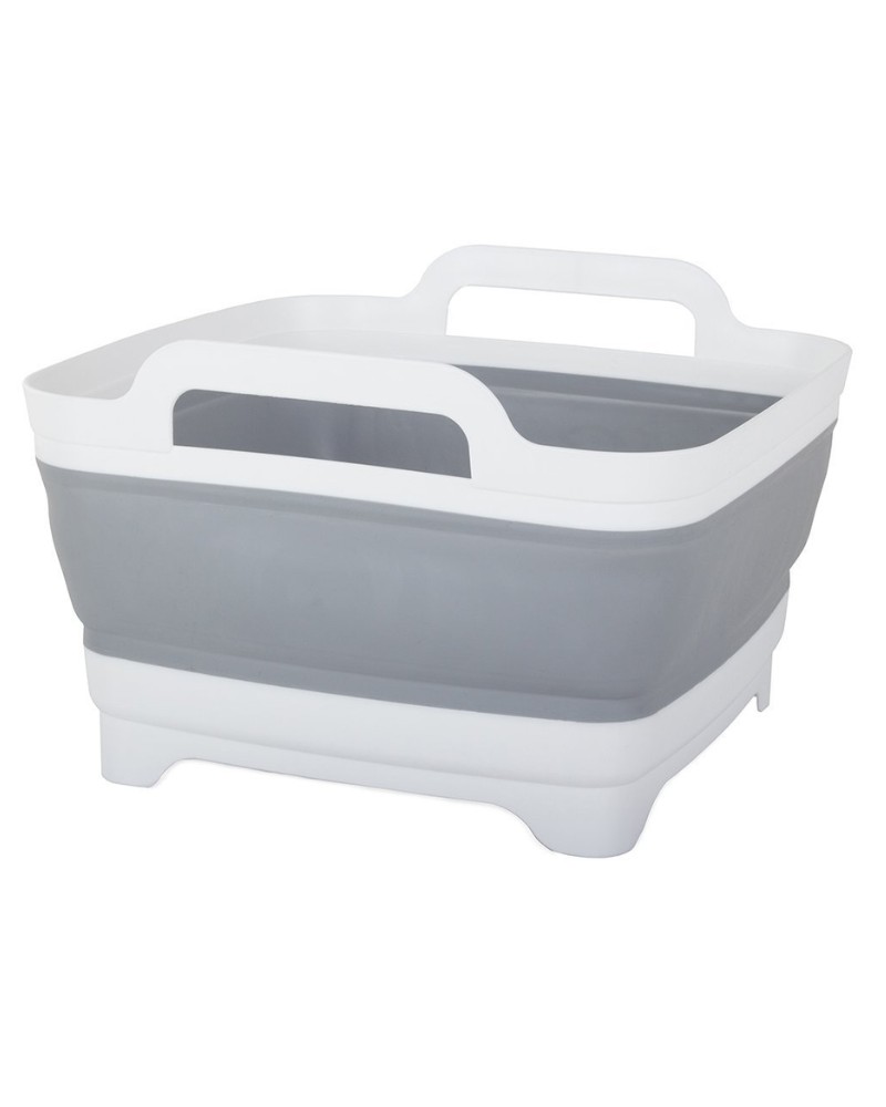 Miska składana silikonowa z korkiem odpływem uchwyt 8 L