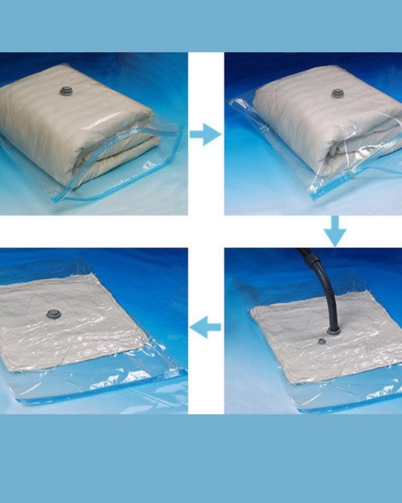 Worek próżniowy na ubrania pokrowiec na ubrania pościel 70x145