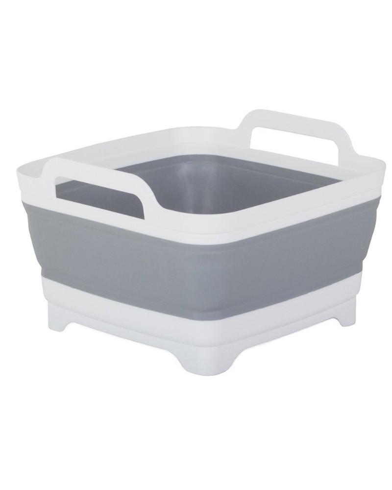 Miska składana silikonowa z korkiem odpływem uchwyt 8 L