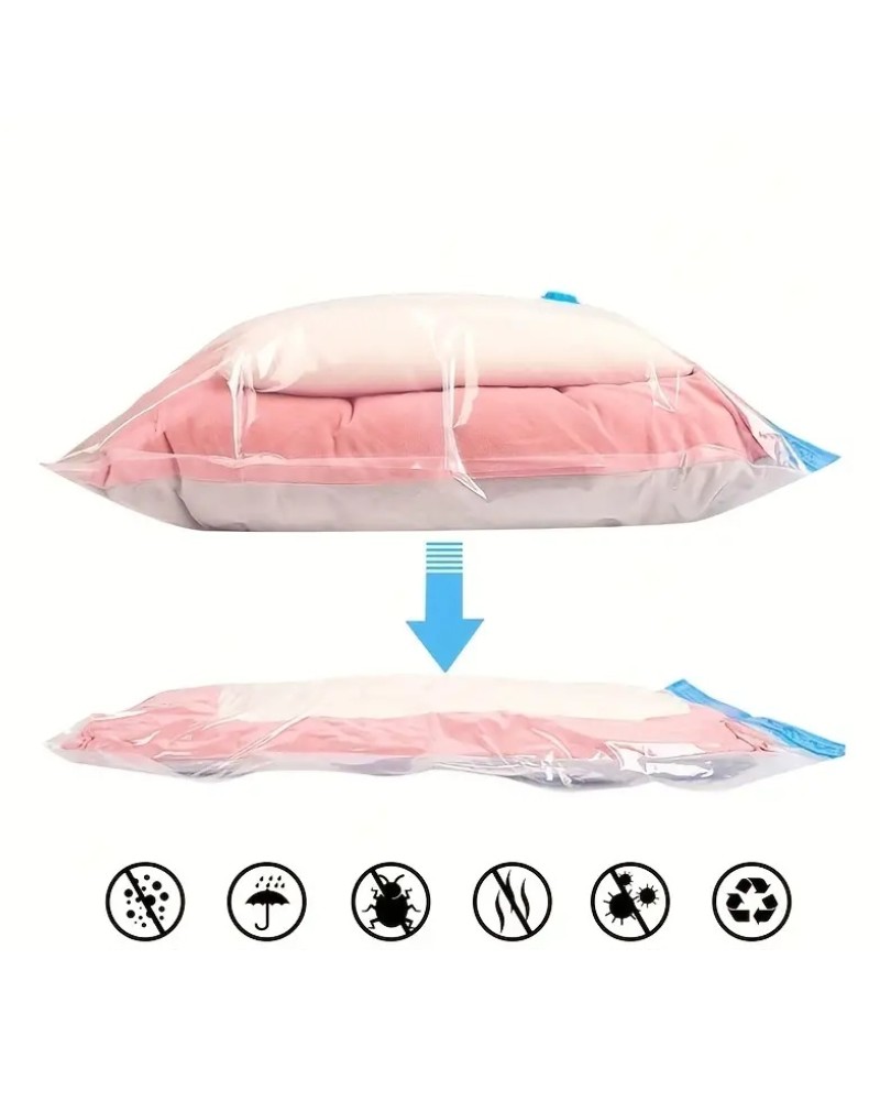Zestaw worków próżniowych na ubrania pościel 12 szt.
