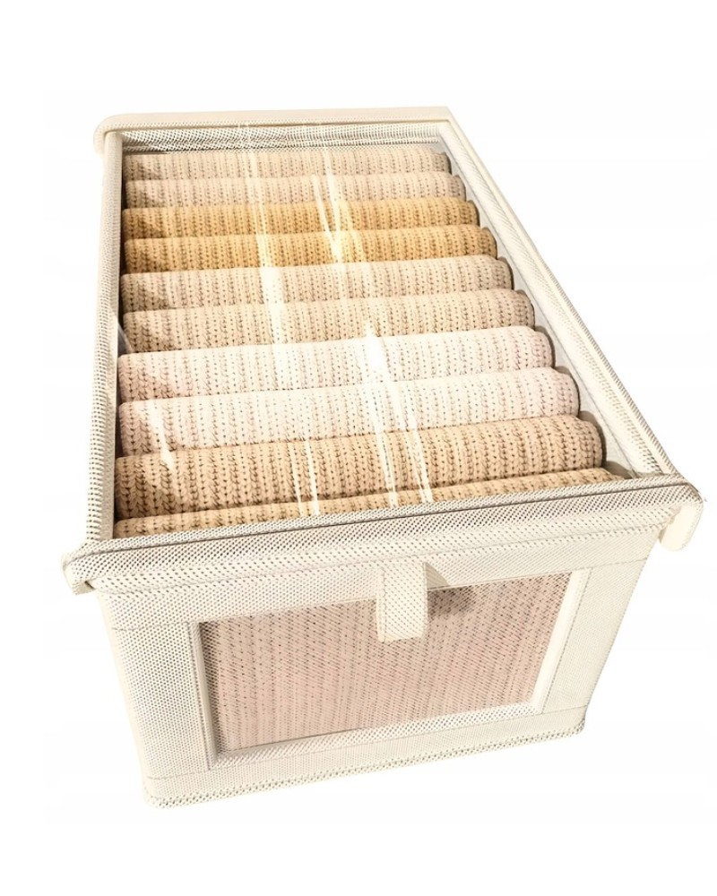 Pojemnik do szafy organizer do przechowywania ubrań zamykany 40x25