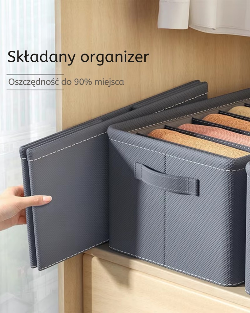 Organizer na ubrania pojemniki do szafy szuflady 44x30