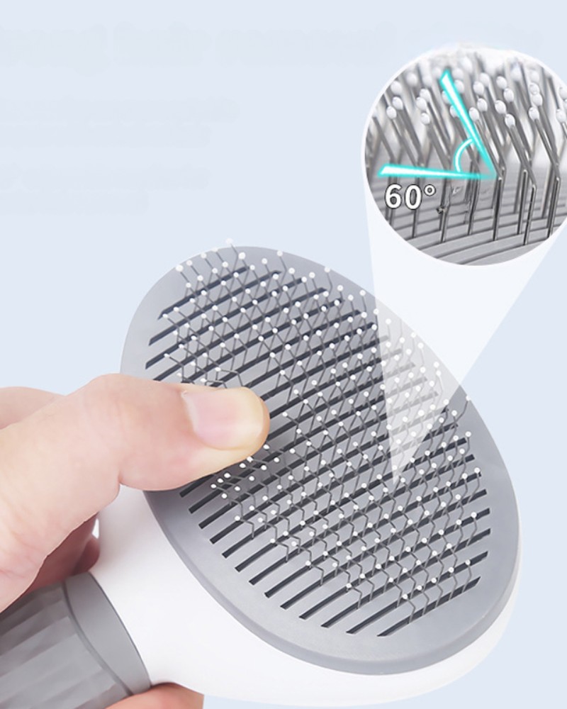 Szczotka samoczyszcząca do sierści psa kota bezpieczna