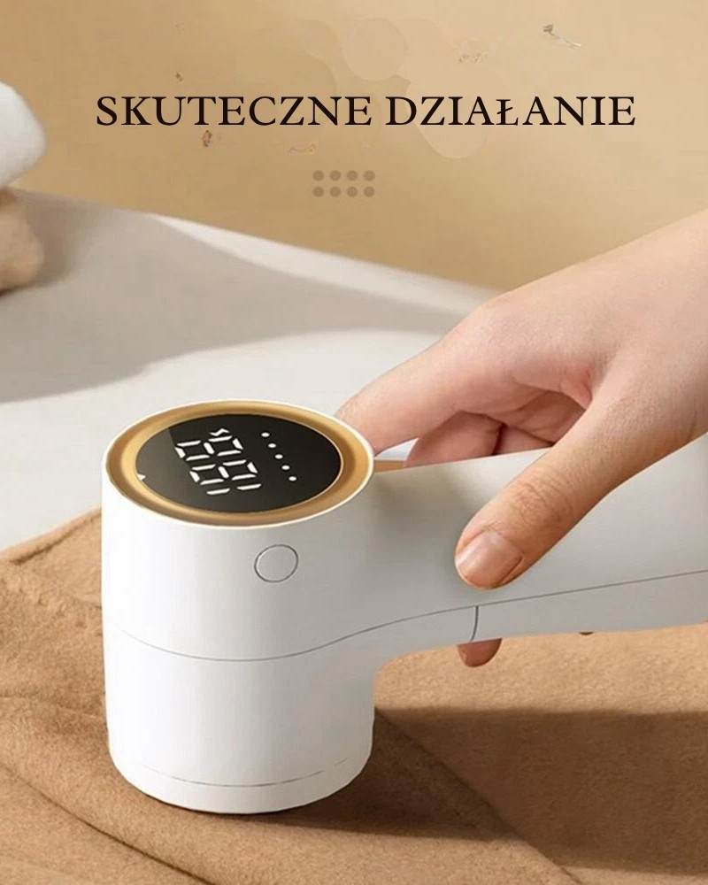 Golarka maszynka elektryczna do ubrań swetrów z wyświetlaczem LED