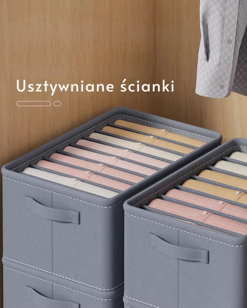 Organizer na ubrania pojemniki do szafy szuflady 44x30