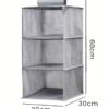 Organizer do szafy wisząca półka z 3 półkami 60cm