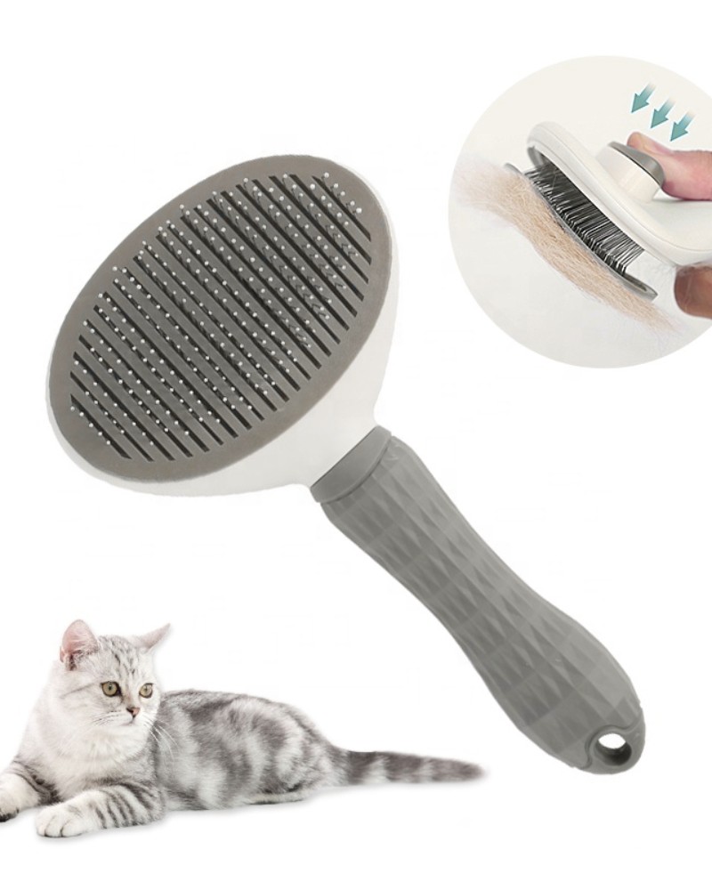 Szczotka samoczyszcząca do sierści psa kota bezpieczna