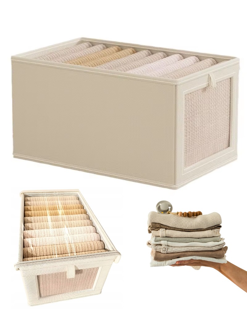 Pojemnik do szafy organizer do przechowywania ubrań zamykany 40x25