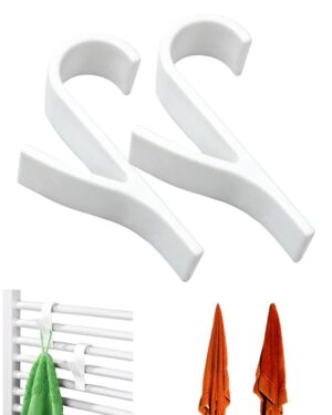 Wieszak haczyk na grzejnik kaloryfer łazienkowy 2 szt.