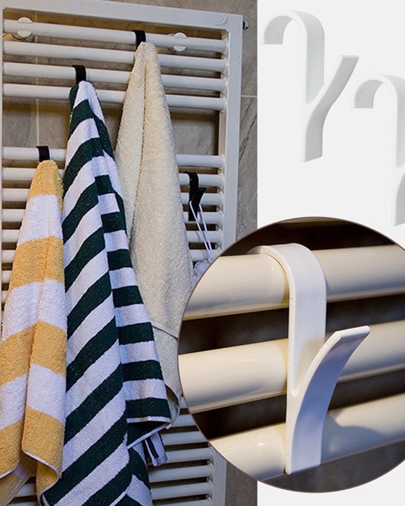 Wieszak haczyk na grzejnik kaloryfer łazienkowy 2 szt.