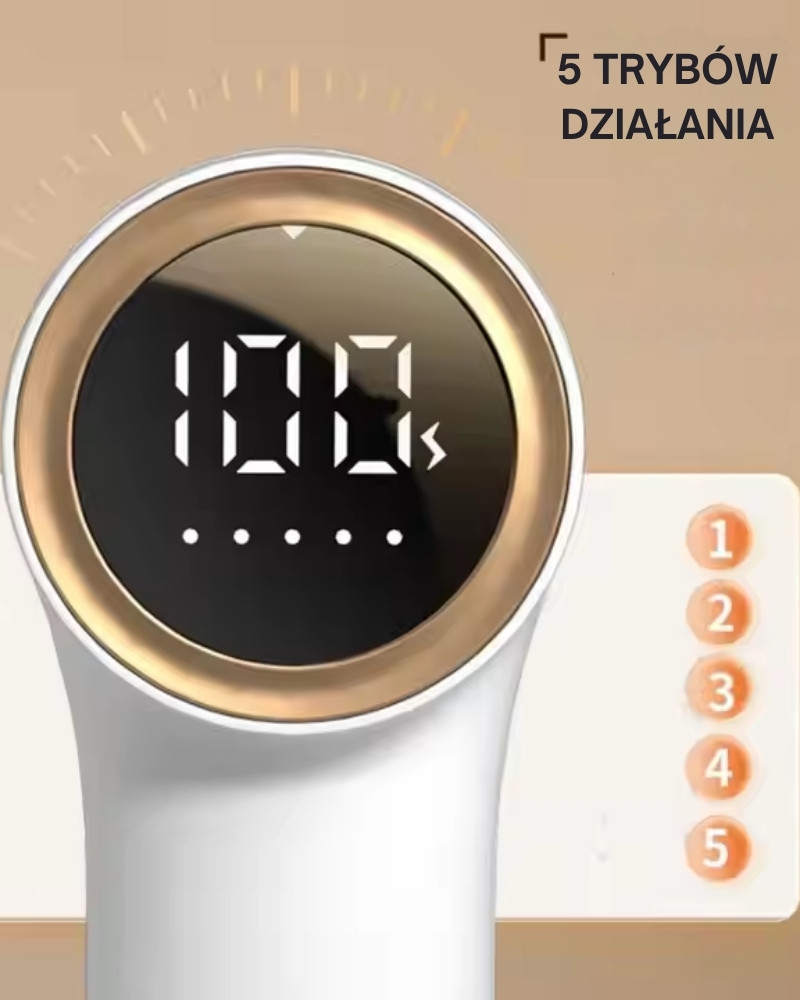 Golarka maszynka elektryczna do ubrań swetrów z wyświetlaczem LED