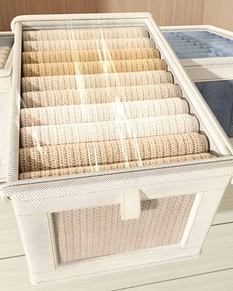 Pojemnik do szafy organizer do przechowywania ubrań zamykany 40x25