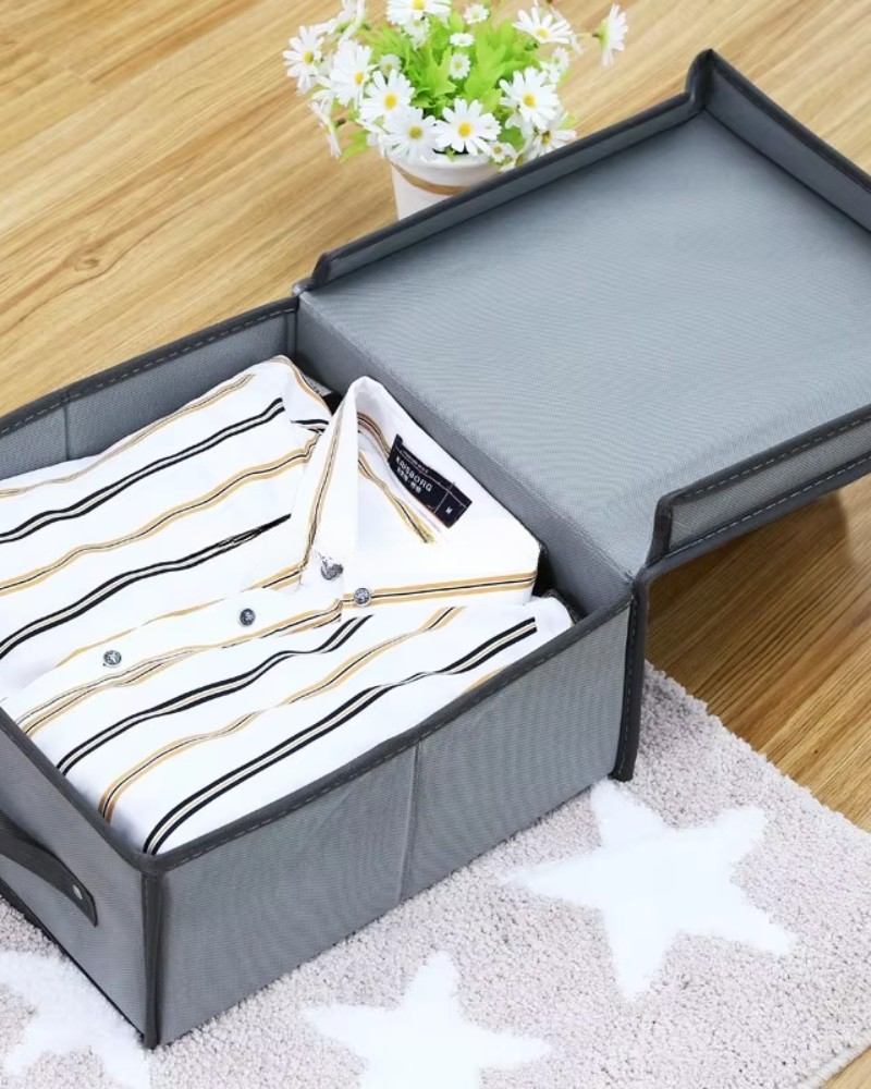 Organizer pojemnik pudełko do szafy na odzież buty zamykany 45x30