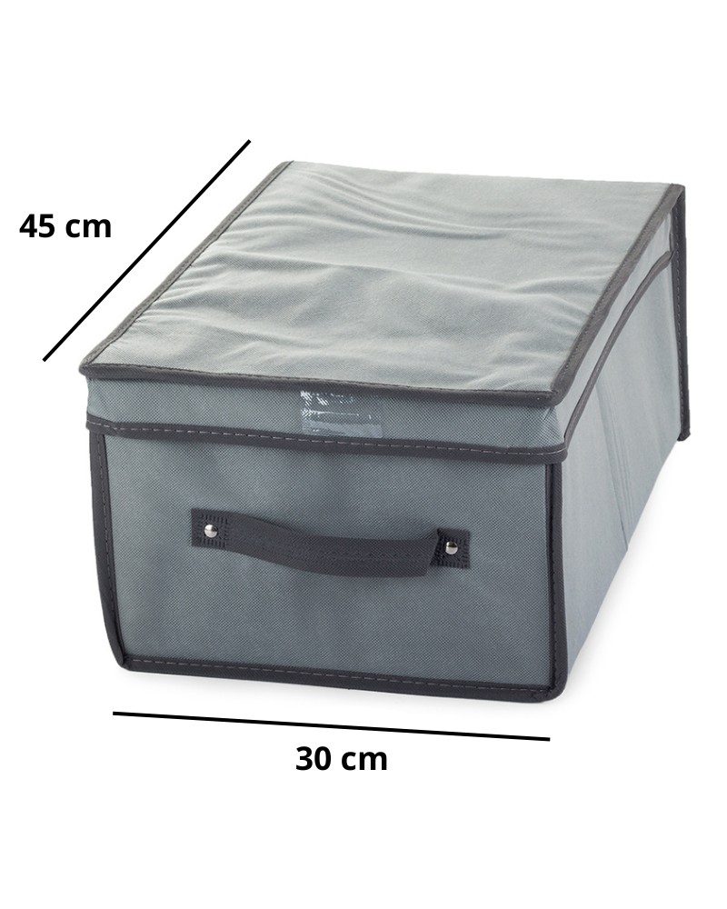 Organizer pojemnik pudełko do szafy na odzież buty zamykany 45x30