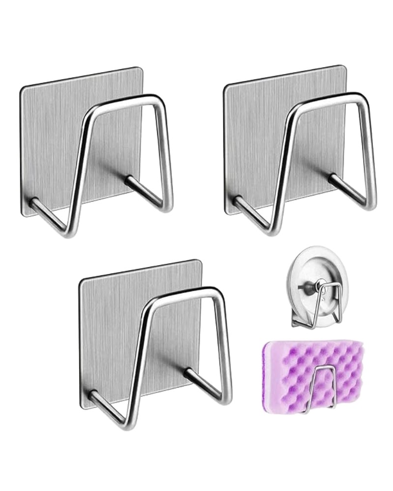 Uchwyt kuchenny na gąbkę do zlewu czarny