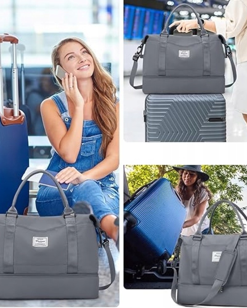 Torba podróżna na bagaż podręczny do walizki z kosmetyczką