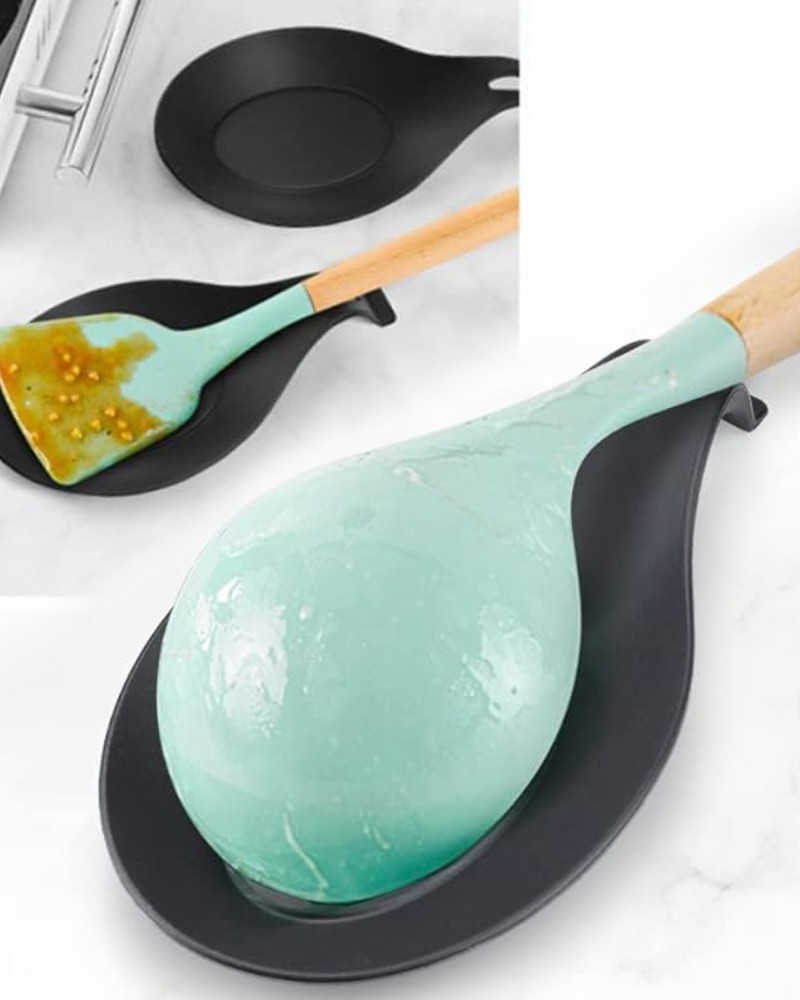 Podstawka pod łyżkę silikonowa ociekacz organizer do gotowania