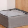 Organizer pojemnik na bieliznę ubrania buty do szuflady szary 28x28