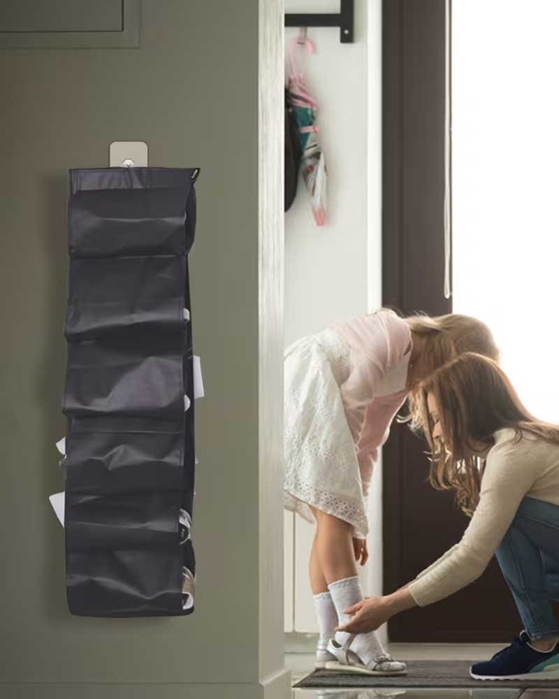 Organizer na buty do szafy garderoby wiszący wieszak na obuwie 12 par