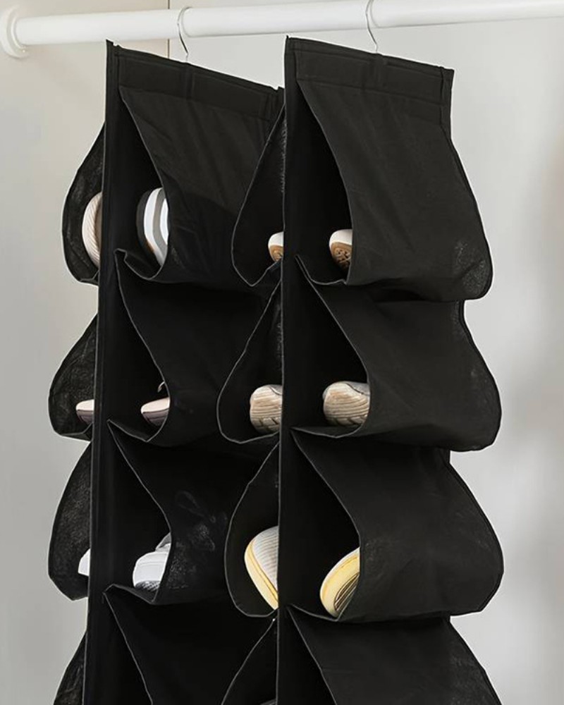 Organizer na buty do szafy garderoby wiszący wieszak na obuwie 12 par