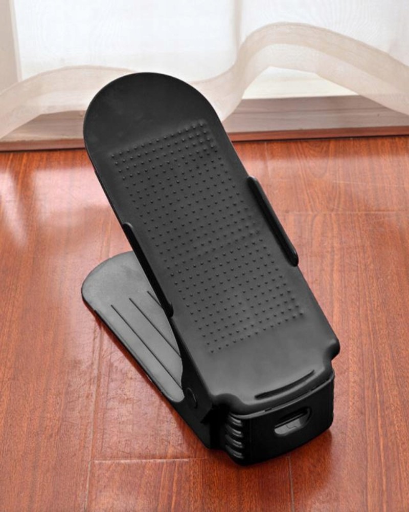 Stojak organizer na buty do szafy czarny ZESTAW x5