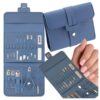 Zestaw do paznokci przybornik manicure pedicure etui cążki 16 elementów